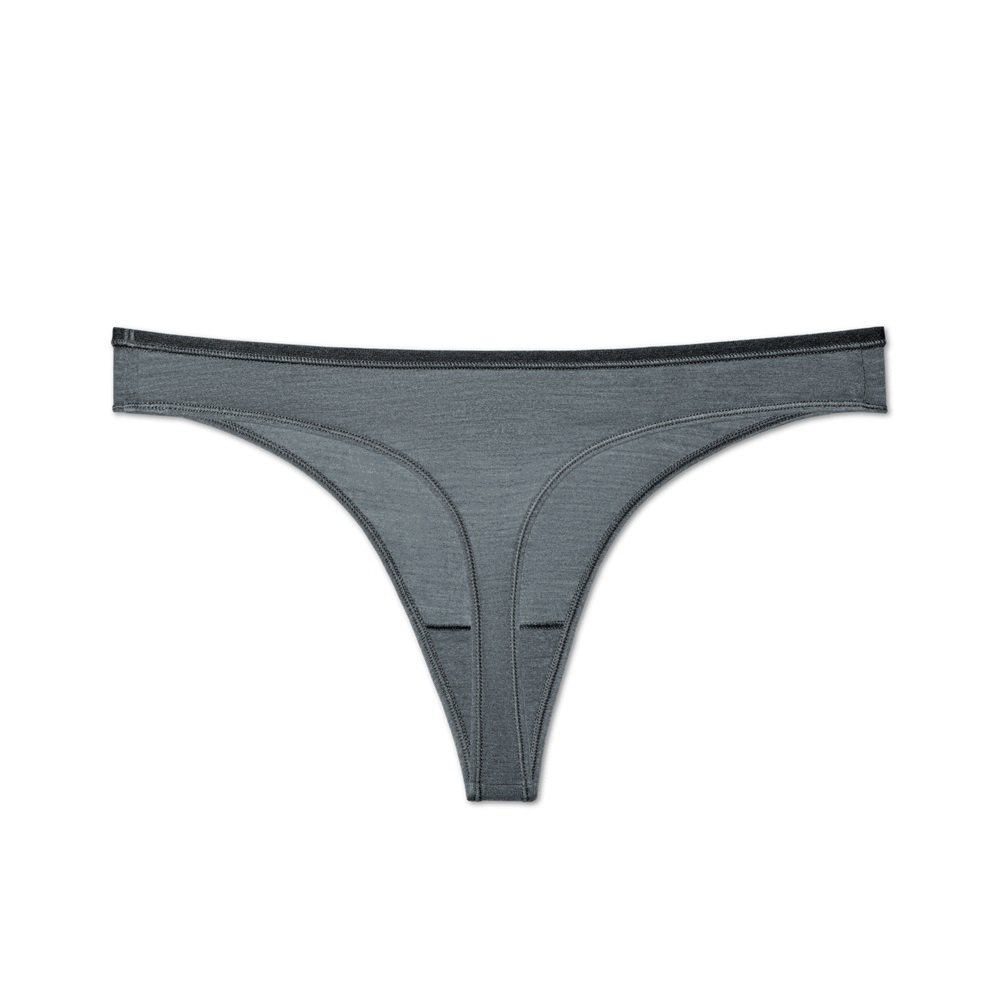 Allbirds Women\'s Briefs Dark Grey - Trino® Thong - 81630AHIK